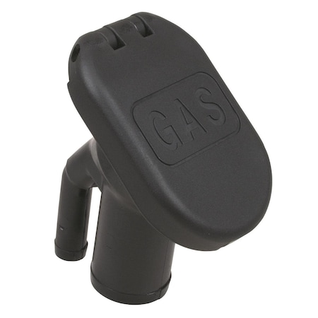 Perko Perko 1318DPGBLK Black Angled Marine Vented Fuel Fill 3003.4356